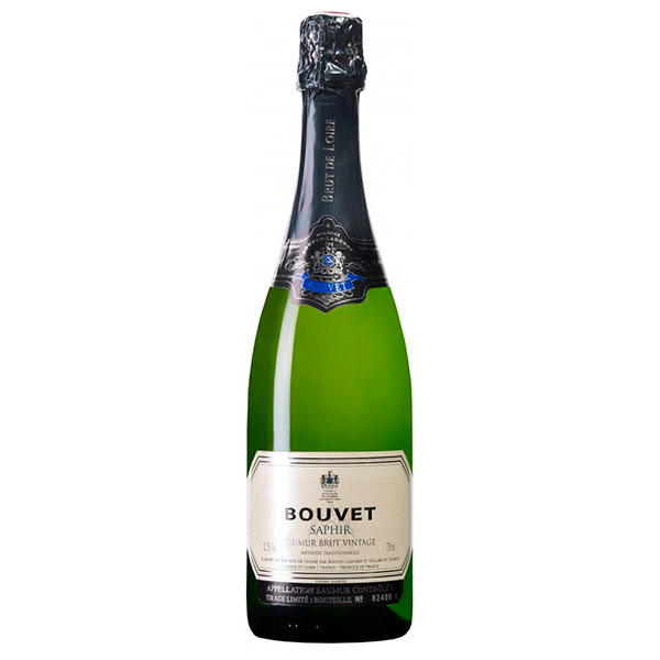 Вино игристое Белое Брют Bouvet Ladubay Saphir Saumur Brut 2022 0,75 л фото