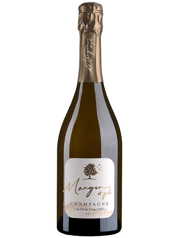 Вино игристое Белое Брют Mangin et Fils Au Fil du Temps Millesime Champagne 2020 0,75 л фото