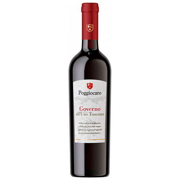 Вино Красное Полусухое Tenute Poggiocaro Governo all'Uso Toscano 2022 0,75 л фото