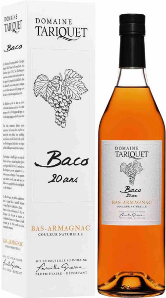 Арманьяк Domaine Tariquet Baco 20 years Bas-Armagnac in gift box 0,7 л фото
