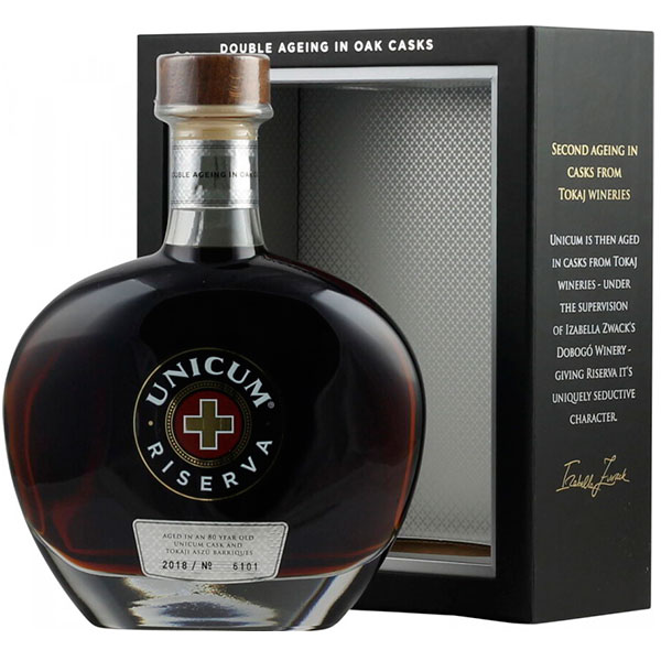 Ликер Zwack Unicum Riserva in gift box 0,7 л фото