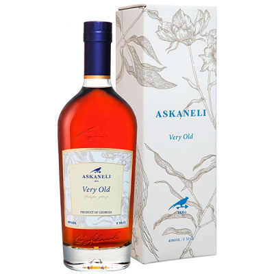 Бренди Askaneli Very Old 5 Years Old in gift box 0,5 л фото