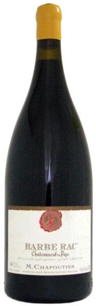 Вино Красное Сухое M. Chapoutier Barbe Rac Chateauneuf-du-Pape in wooden box 2013 1,5 л фото