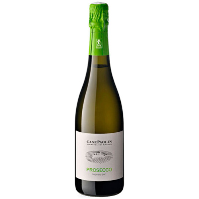 Вино игристое Белое Сухое Case Paolin Prosecco Treviso Extra Dry 0,75 л фото
