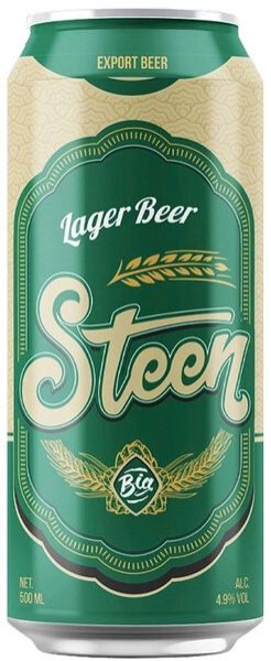 Пиво Светлое Steen Lager in can 0,5 л фото