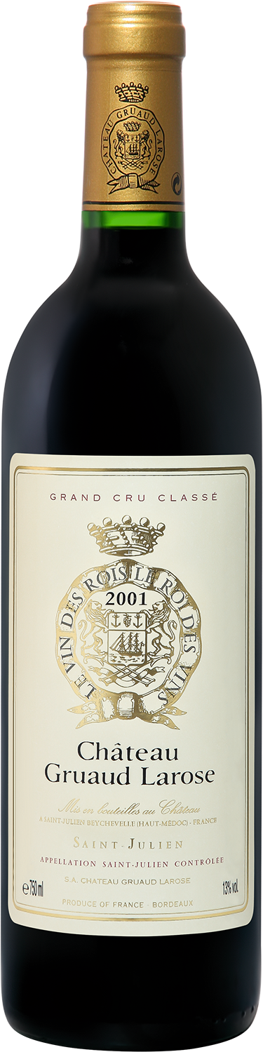 Вино Красное Сухое Chateau Gruaud Larose Saint-Julien 2001 0,75 л фото