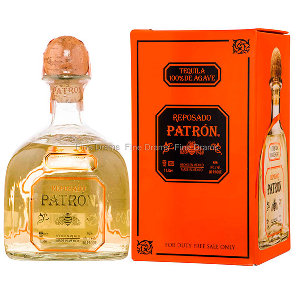 Текила Patron Reposado in gift box 1 л фото
