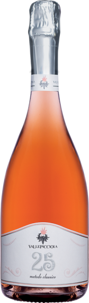 Вино игристое Vallepicciola Perlinetto Anniversario Rose 0,75 л фото