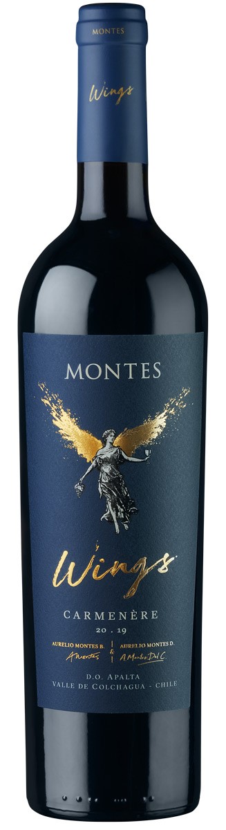 Вино Красное Сухое Montes Wings Carmenere 2021 0,75 л фото