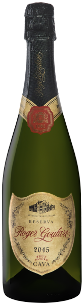 Вино игристое Белое Экстра Брют Roger Goulart Reserva Brut Nature Cava 2022 0,75 л фото