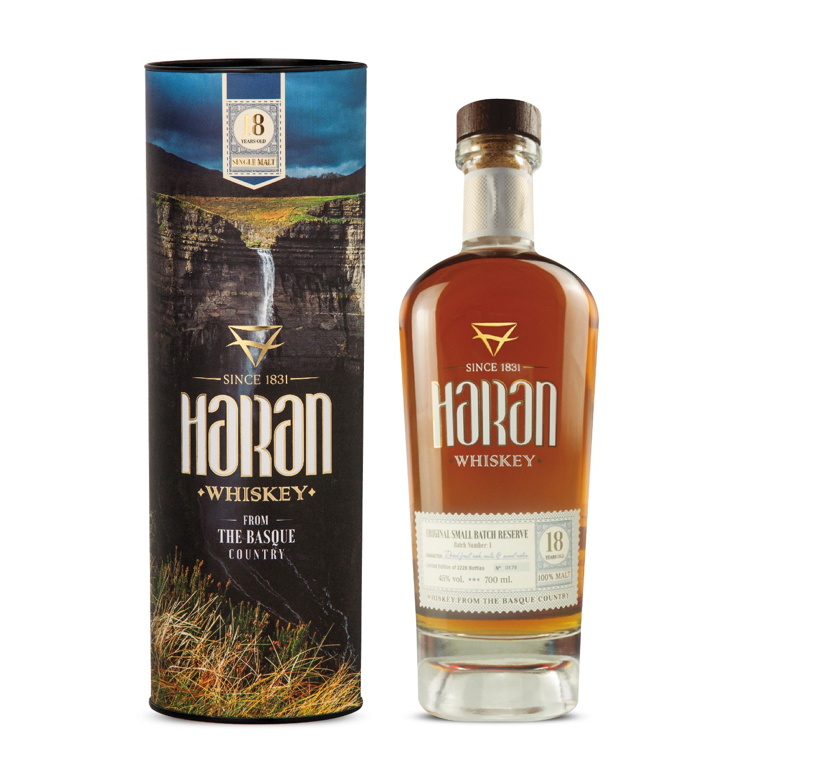 Виски Haran 18 YO Reserve in tube 0,7 л фото