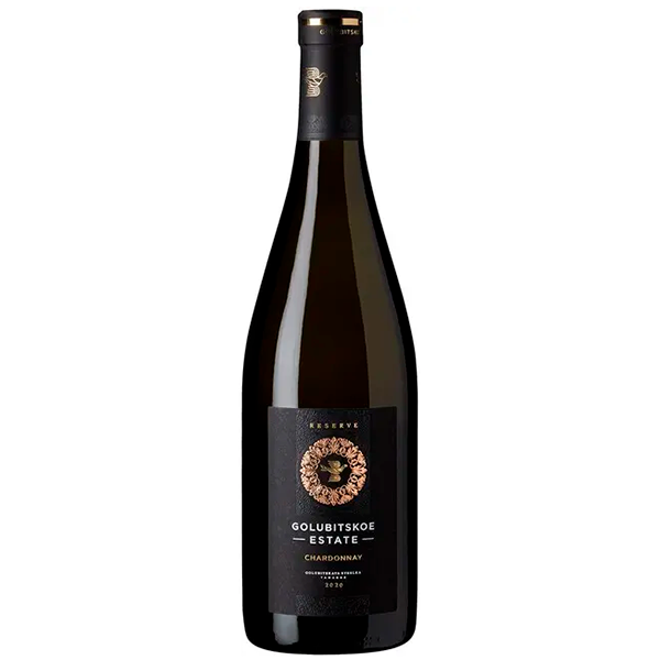 Вино Белое Сухое Golubitskoe Estate Reserve Chardonnay Golubitskaya Strelka 2020 0,75 л фото