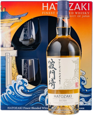 Виски Hatozaki with 2 glasses in gift box 0,7 л фото