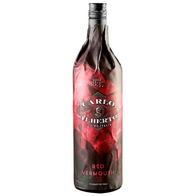 Вермут Красный Сладкий Carlo Alberto Red 2018 1,00 л фото