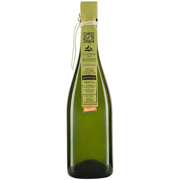 Вино игристое Белое Экстра Брют Lunaria Ancestrale Malvasia Brut Nature 0,75 л фото