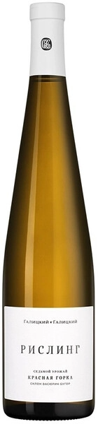 Вино Белое Сухое Galitskiy & Galitskiy Krasnaia Gorka Riesling Kuban Anapa 2025 0,75 л фото