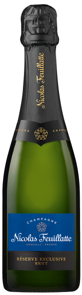 Шампанское Белое Брют Nicolas Feuillatte Reserve Exclusive Brut 2018 0,375 л фото
