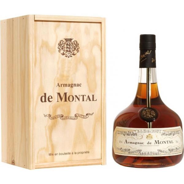 Арманьяк De Montal Bas-Armagnac in wooden box 1987 0,70 л фото