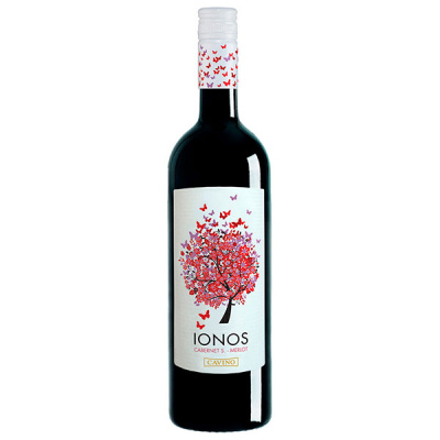 Вино Красное Сухое Cavino Ionos Red Peloponnese 2021 1,50 л фото