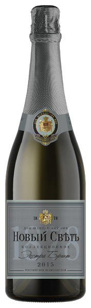 Вино игристое Белое Брют Novy Svet Collection White Brut 2017 0,75 л фото
