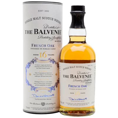 Виски Balvenie French Oak Finished in Pineau Casks 16 Years Old Single Malt Speyside in gift box 0,7 фото