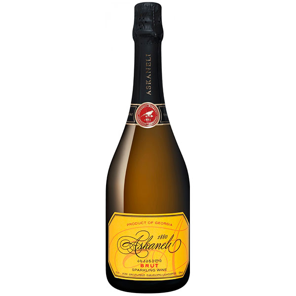 Вино игристое Белое Брют Askaneli Brut 2019 0,75 л фото