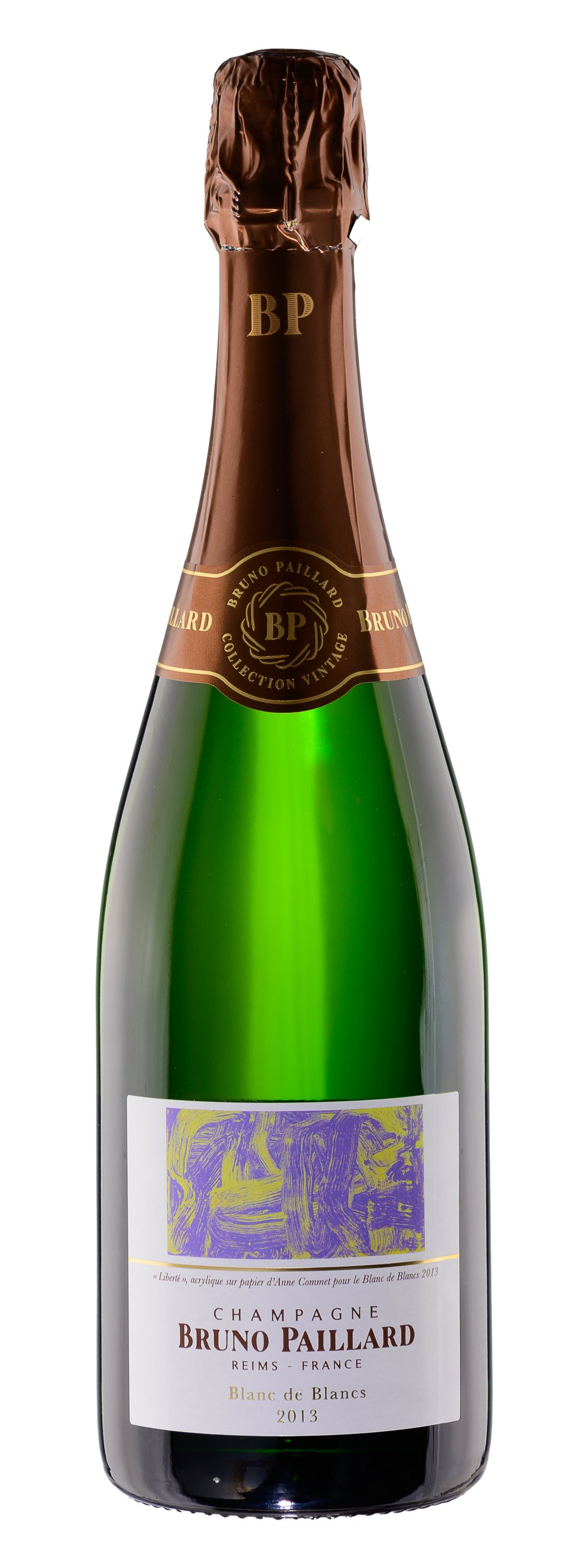 Шампанское Белое Брют Bruno Paillard Blanc De Blancs Extra Brut Champagne 2014 0,75 л фото