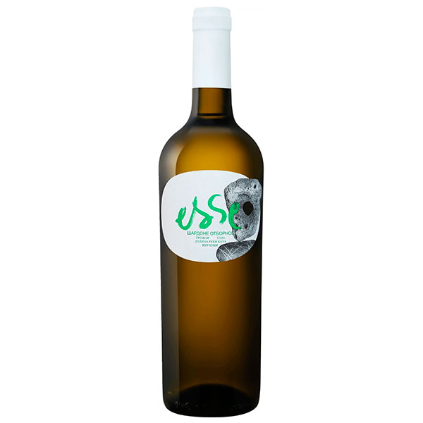 Вино Белое Сухое Esse Chardonnay Selected Crimea 2021 0,75 л фото