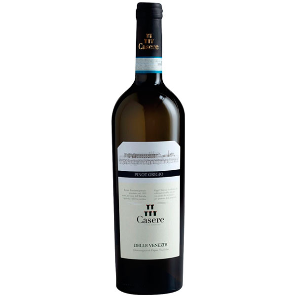 Вино Белое Сухое Casere Pinot Grigio delle Venezie 2023 0,75 л фото
