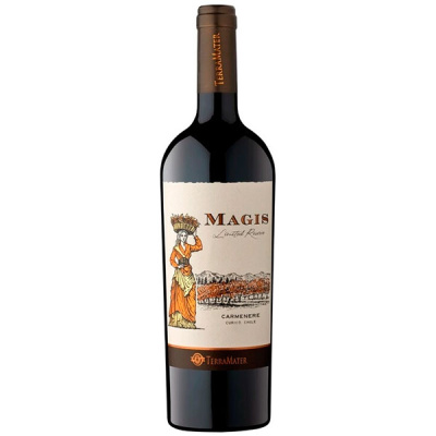 Вино Красное Сухое TerraMater Magis Limited Reserve Carmenere Valle de Curico 2021 0,75 л фото