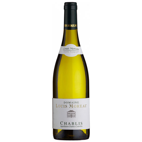 Вино Белое Сухое Domaine Louis Moreau Chablis 2022 0,75 л фото