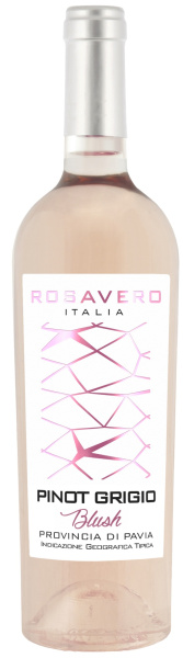 Вино Розовое Сухое Rosavero Pinot Grigio Blush 2021 0,75 л фото