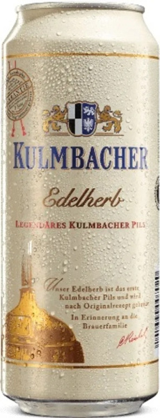 Пиво Светлое Kulmbacher Edelherb Premium Pils in can 0,5 л фото