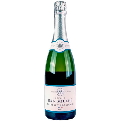 Вино игристое Белое Брют Domaine B&B Bouche Blanquette de Limoux Brut 0,75 л фото