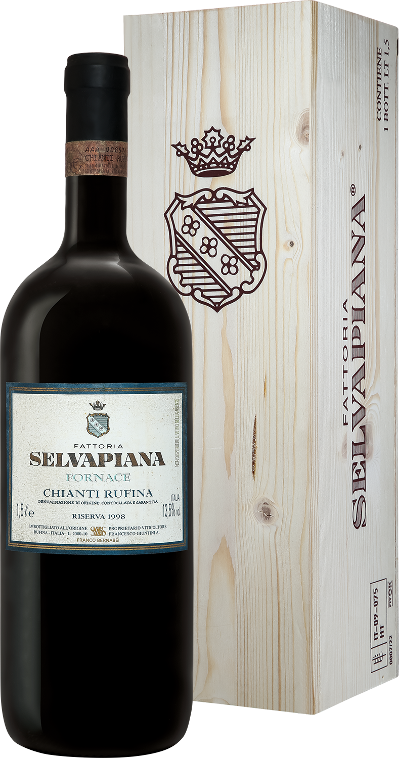 Вино Красное Сухое Fattoria Selvapiana Fornace Chianti Rufina Riserva 1998 1,5 л фото