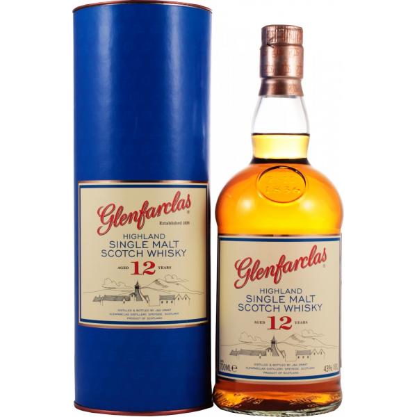 Виски Glenfarclas 12 years old Single Malt Speyside in tube 0,7 л фото