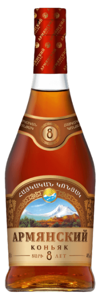 Бренди Армянский 8 Лет 40% 0,5 л фото