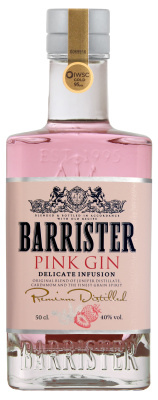 Джин Барристер Пинк 40% 0,5 л фото