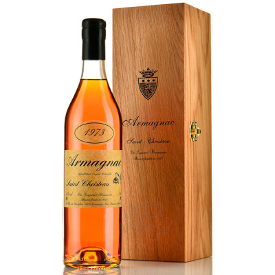 Арманьяк Saint Christeau in wooden box 1973 0,7 л фото