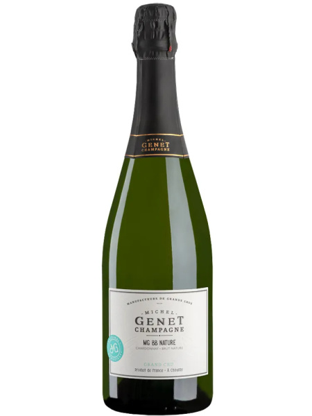Вино игристое Белое Экстра Брют Michel Genet Grand Cru MG BB Nature Champagne 2019 0,75 л фото