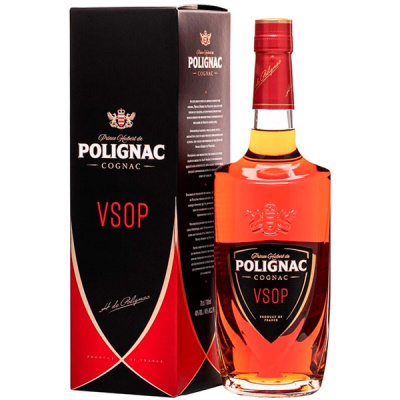 Коньяк Prince Hubert de Polignac VSOP in gift box 0,70 л фото