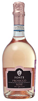 Вино игристое Розовое Брют Fonte Rose Prosecco 2022 0,75 л фото