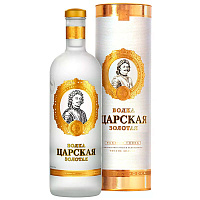 Водка Tsarskaja Gold in tube 1 л фото