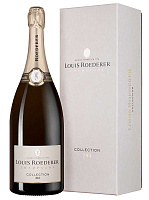 Вино игристое Белое Брют Louis Roederer Collection 244 Brut Champagne in gift box 2019 1,5 л фото