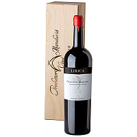 Вино Красное Сухое Lirica Primitivo di Manduria in wooden box 2019 1,5 л фото