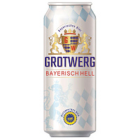 Пиво Светлое Grotwerg Bayerisch Hell in can 0,5 л фото