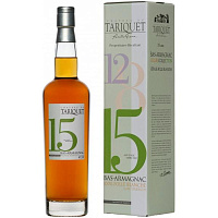 Арманьяк Chateau du Tariquet Folle Blanche 15 years Bas-Armagnac in gift box 0,7 л фото