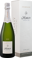 Вино игристое Белое Экстра Брют Mailly Grand Cru Extra Brut Millesime Champagne in gift box 2019 0,75 л фото