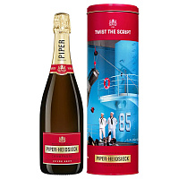 Вино игристое Белое Брют Piper-Heidsieck Brut Champagne in tube Astronauts 2022 0,75 л фото