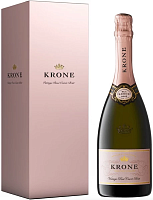 Вино игристое Розовое Брют Krone Vintage Rose Brut in gift box 2024 0,75 л фото